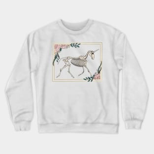 Skeleton Unicorn Crewneck Sweatshirt